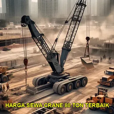 Mengetahui harga sewa crane 80 ton untuk proyek Anda